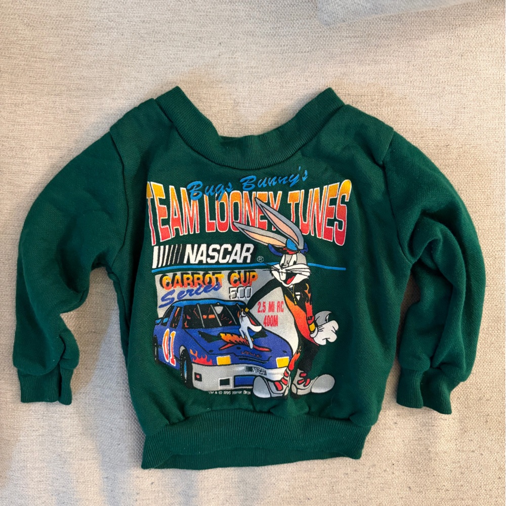 Green Looney Tunes NASCAR Sweatshirt